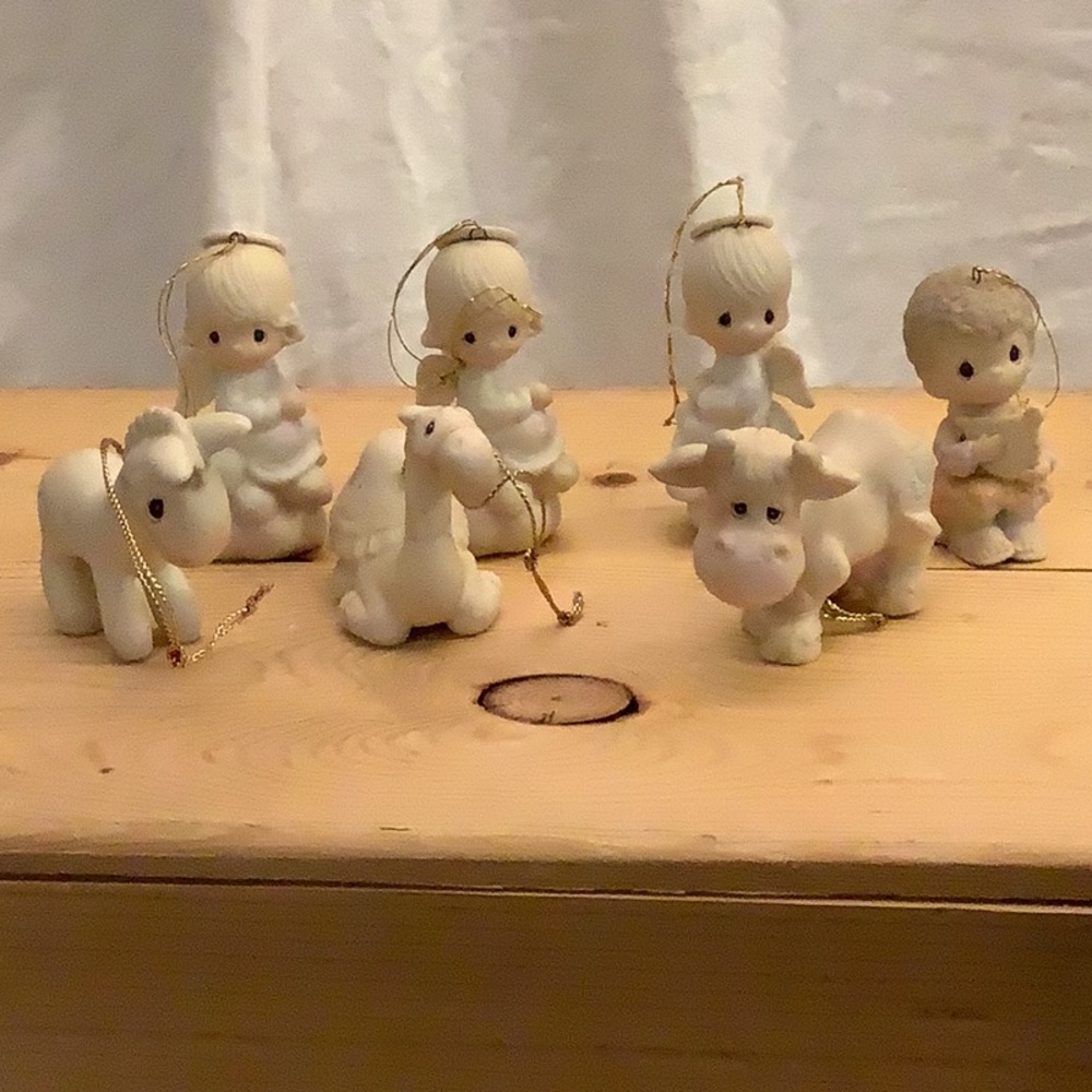 Precious Moments Christmas ornaments